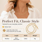 ✨ LIMITED‑TIME 50% OFF! ⚡ Women's Elegant Gold Plated Flat Chain Necklace – Minimalist, Glossy, Versatile ✨