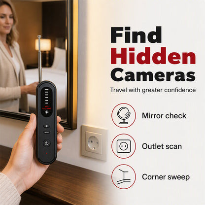 🕵️ Save 50%! 🔍 Anti‑Spy Camera Detector – Scans hotels, cars & offices for hidden devices ✨