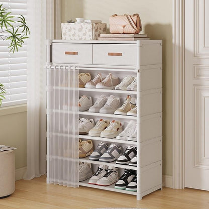 👟 LIMITED‑TIME 50% OFF! 💣 Multi‑Layer Dustproof Shoe Rack – Adjustable Shelves, Space‑Saving ✨