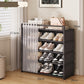👟 LIMITED‑TIME 50% OFF! 💣 Multi‑Layer Dustproof Shoe Rack – Adjustable Shelves, Space‑Saving ✨