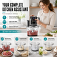 🥣Multi-Functional Food Processor with Touch Control and Glass Bowl
