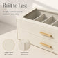 🕶️ LIMITED-TIME 50% OFF! ✨ PU Leather Sunglasses Organizer – Multi-slot, Soft Liner, Elegant 🧳