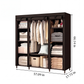 🏠 LIMITED-TIME 50% OFF! 🧵 Easy‑Assemble Non‑Woven Fabric Wardrobe – Spacious, Sturdy, Dust‑proof ✨