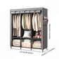 🏠 LIMITED-TIME 50% OFF! 🧵 Easy‑Assemble Non‑Woven Fabric Wardrobe – Spacious, Sturdy, Dust‑proof ✨