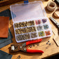 9.5mm Brass Prong Snap Buttons Set with Fastener Pliers