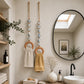 🏠 LIMITED-TIME 50% OFF! 🪵 Decorative Beaded Towel Hanger with Wooden Ring – Rustic, Artisanal, Multi-use ✨