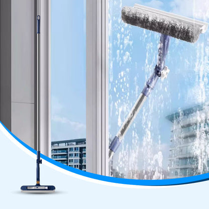 🪟 LIMITED-TIME 50% OFF! 💦 Window Cleaning Squeegee for High-Rise Windows – Streak-Free, Dual-Sided, Safe 🧽