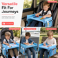 🚗 LIMITED-TIME 50% OFF! 🎨 Kids Car Seat Travel Tray – Drawing Surface, Storage, Portable ✨