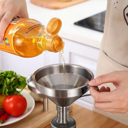 ⚡ LIMITED-TIME 50% OFF! Stainless Steel Filter Funnel – Kitchen & Lab Multi-use Funnel ✨
