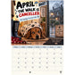 🐶 LIMITED-TIME 50% OFF! ✨ 2027 Playful Dachshund Calendar – Cute Sausage Dog Photos, Wall Hanging 📅