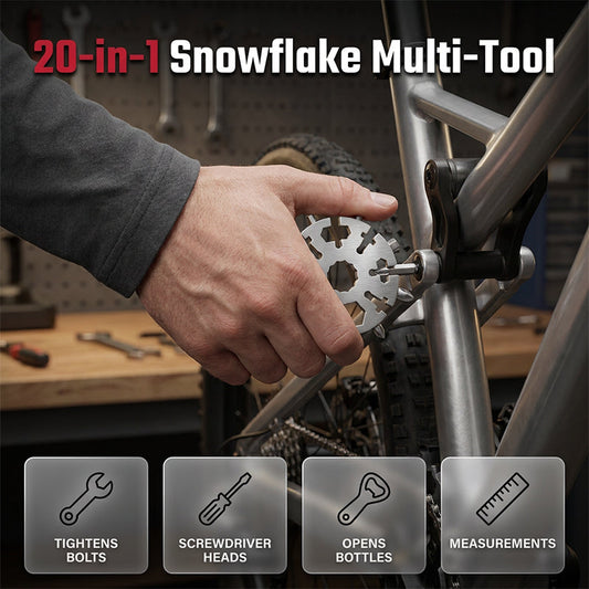 ❄️ LIMITED-TIME 50% OFF! ⚡ 20-in-1 Snowflake Multi-Tool – Pocket EDC Keychain Multi Functional Tool ✨