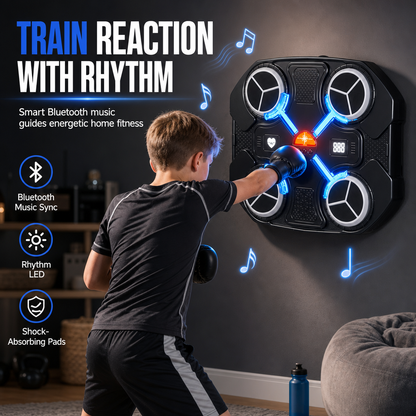 🥊 LIMITED-TIME 50% OFF! 💥 Kids Electronic Music Boxing Target – Rhythm Game, Stress Relief, Wall Mount ✨