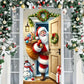 🎄 LIMITED-TIME 50% OFF! 🎅 Christmas Door Cover For Instant Holiday Decor – Reusable, Vivid Print, Multi-Scenario ✨