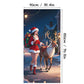 🎄 LIMITED-TIME 50% OFF! 🎅 Christmas Door Cover For Instant Holiday Decor – Reusable, Vivid Print, Multi-Scenario ✨