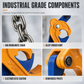 🛠️ LIMITED-TIME 50% OFF! ⚓ Heavy Duty Oil Drum Lifting Clamp – Gravity Grip, Forged Alloy, Safe Lifting ✨