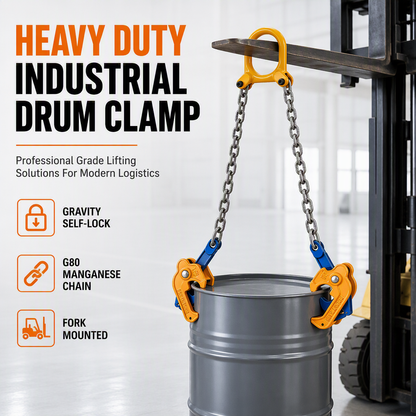 🛠️ LIMITED-TIME 50% OFF! ⚓ Heavy Duty Oil Drum Lifting Clamp – Gravity Grip, Forged Alloy, Safe Lifting ✨