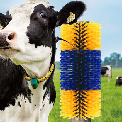 🐄 LIMITED-TIME 50% OFF! 🐴 Livestock Full Massage Grooming Scratching Brush – Dense Bristles, Wall Mount, Multi-Animal ✨