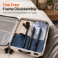 🦽 LIMITED-TIME 50% OFF! 💨 Folding Forearm Crutches – Spring Shock Absorb, Aluminum Frame, Slip-resistant ✨