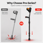 🦽 LIMITED-TIME 50% OFF! 💨 Folding Forearm Crutches – Spring Shock Absorb, Aluminum Frame, Slip-resistant ✨