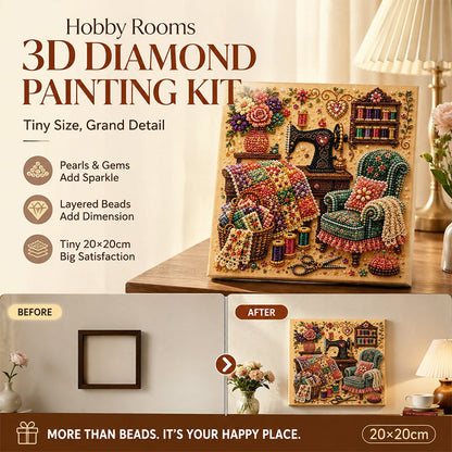 ✨ LIMITED-TIME 50% OFF! 💎 Whispering Room Diamond Art Kit – Relaxing Craft, Sparkling Finish, Wall Decor 🪟