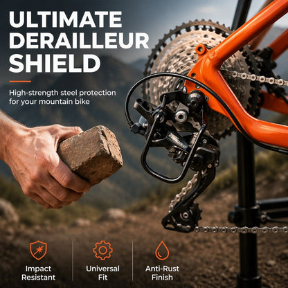 🚲 Buy 1 Get 1 Free! 🛡️ Rear Derailleur Guard – Steel Build, Impact Shield, Easy Mount ✨