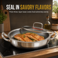 🍳 LIMITED-TIME 50% OFF! 🥘 Thickened Stainless Steel Wok – Nonstick, Flat Bottom, Dual Handles ✨