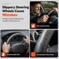 🚗 LIMITED-TIME 50% OFF! ⚡ Universal Carbon Fibre Steering Wheel Cover – Non-slip, Sporty, Comfortable 🔥