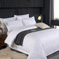 🛏️ LIMITED-TIME 50% OFF! ✨ Hotel Style Satin Stripe Bedding Set – 120g Fabric, Internal Ties, 7 Colors ✨