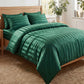 🛏️ LIMITED-TIME 50% OFF! ✨ Hotel Style Satin Stripe Bedding Set – 120g Fabric, Internal Ties, 7 Colors ✨