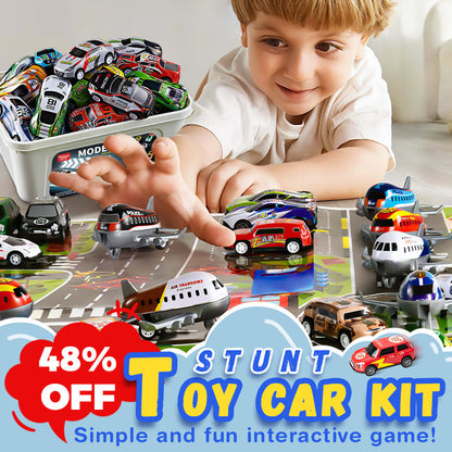 🚗 LIMITED-TIME 50% OFF!🎁 Stunt Toy Car Kit – 360° Rotation, Action-Packed Fun, Ideal Christmas Gift ✨