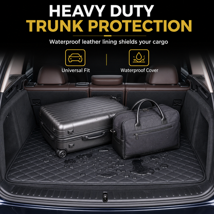 🚗 LIMITED-TIME 50% OFF! 🧺 Universal PVC Leather Car Trunk Cargo Liner – Waterproof, Scratch Resistant, Easy Clean ✨