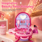 🎀 LIMITED-TIME 50% OFF! ✨ Kids’ Pretend Makeup Vanity Suitcase – Transformable, Rolling, Safe 🩷
