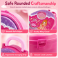 🎀 LIMITED-TIME 50% OFF! ✨ Kids’ Pretend Makeup Vanity Suitcase – Transformable, Rolling, Safe 🩷