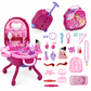 🎀 LIMITED-TIME 50% OFF! ✨ Kids’ Pretend Makeup Vanity Suitcase – Transformable, Rolling, Safe 🩷