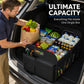 🚗 52L Car Boot Organiser: Heavy-Duty, 3-in-1 Foldable, Waterproof Oxford, Stable