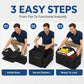 🚗 52L Car Boot Organiser: Heavy-Duty, 3-in-1 Foldable, Waterproof Oxford, Stable