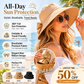 👒 LIMITED-TIME 50% OFF! ✨ Wide Brim Sun Hat with Bow – Full Coverage, Foldable, Breathable 🌞