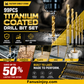 🪛 2026 Sale — Over 32,000 Sold! ⚙️ 100pcs Titanium Coated HSS Drill Bit Set 1.5–10mm Factory Direct